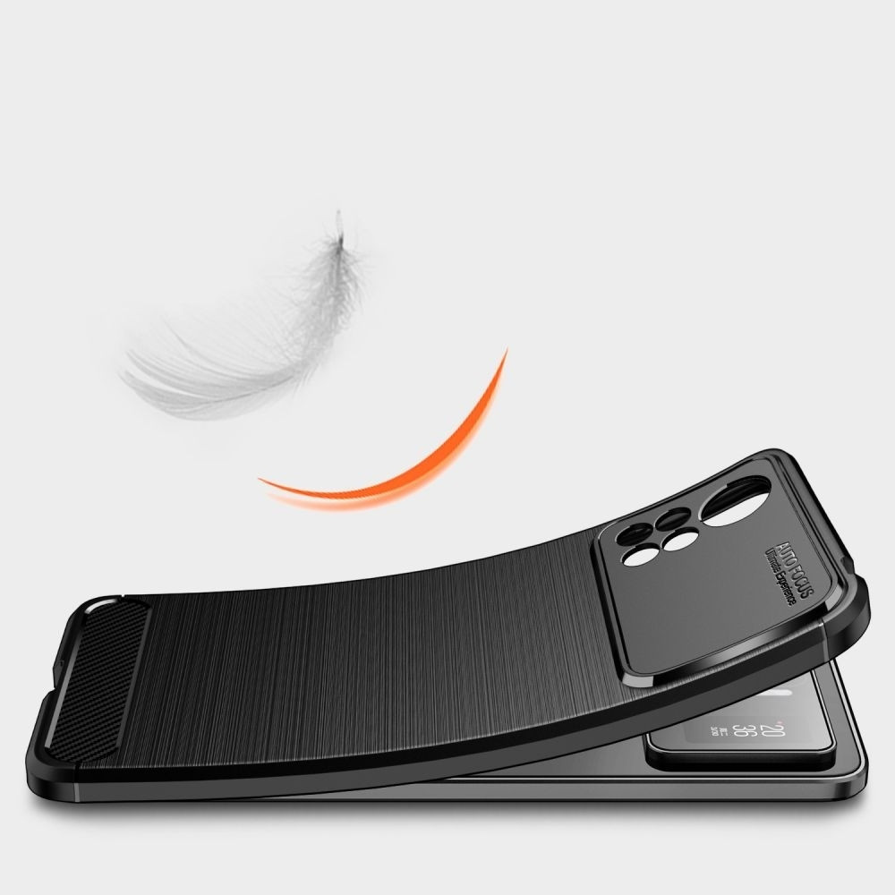 Tech-Protect Θήκη Σιλικόνης Carbon - Xiaomi Poco X4 Pro 5G - Black (9589046922152)