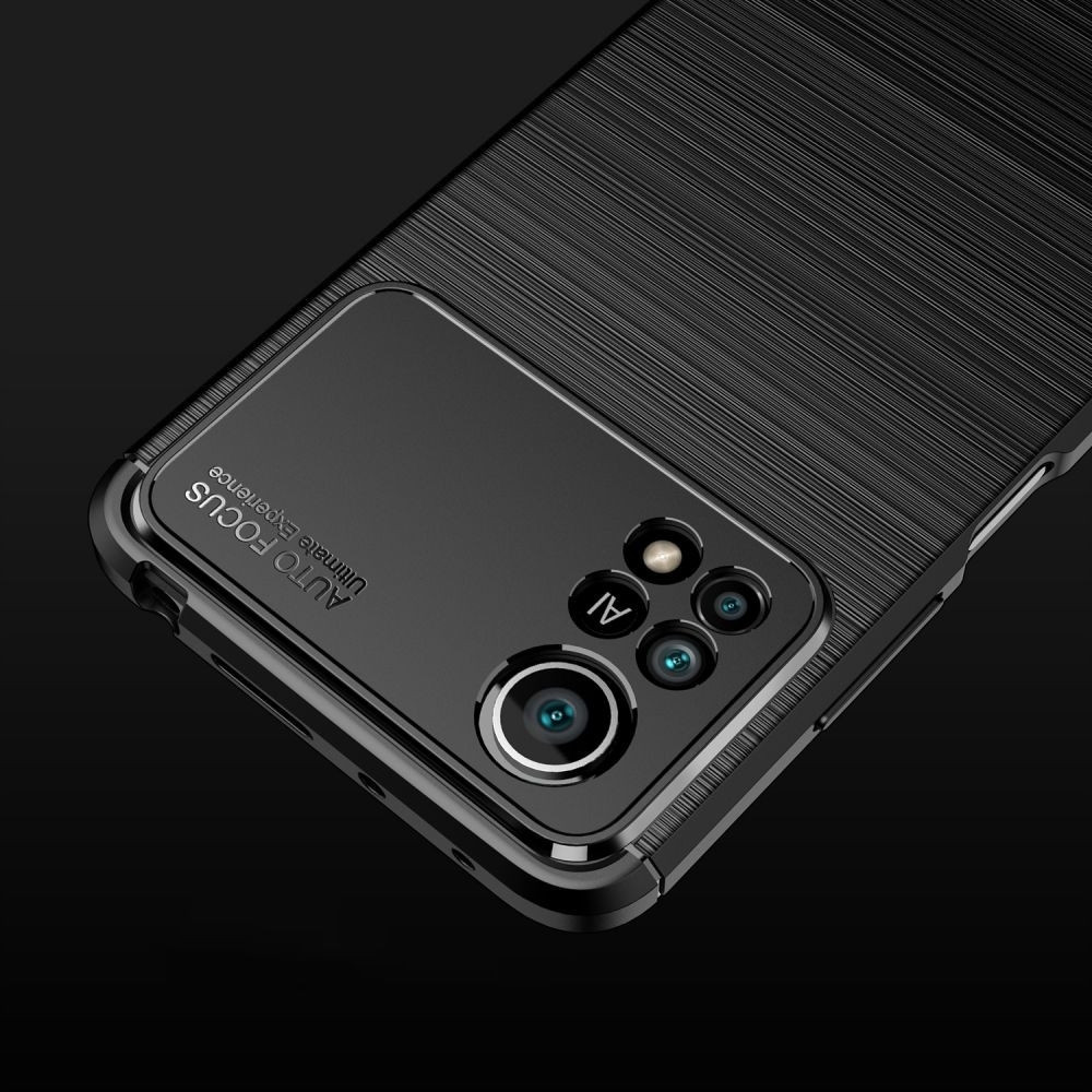 Tech-Protect Θήκη Σιλικόνης Carbon - Xiaomi Poco X4 Pro 5G - Black (9589046922152)