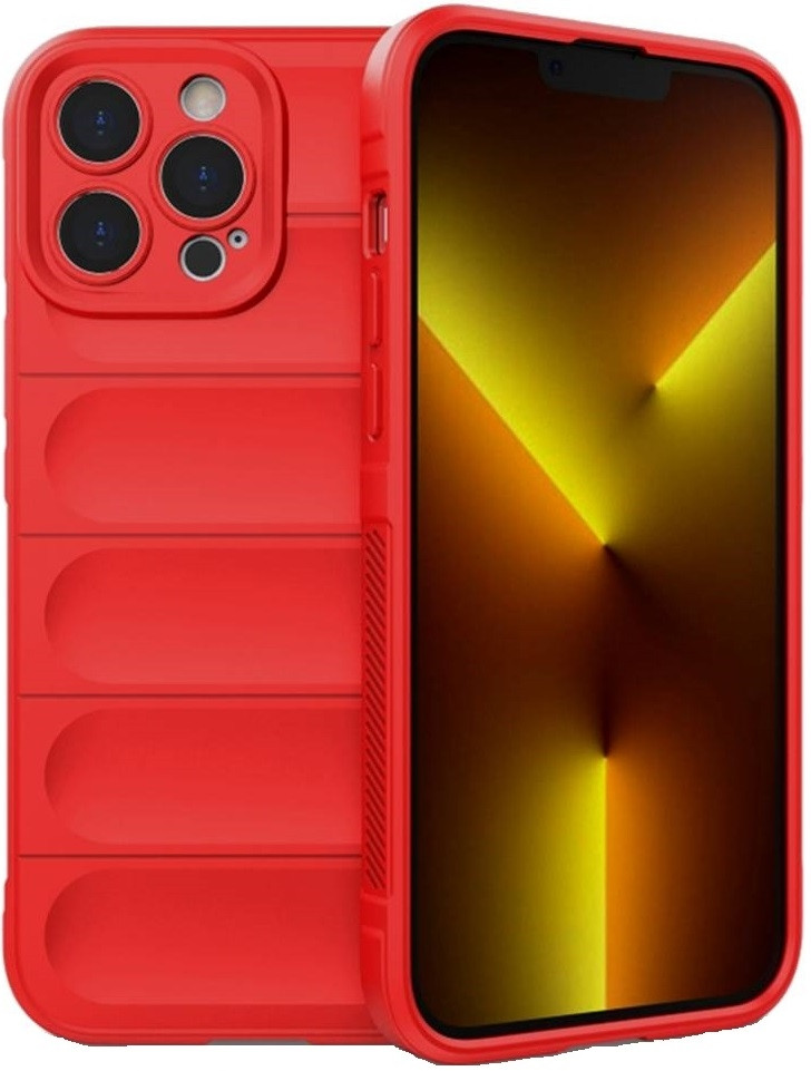 Techsuit Magic Shield - Θήκη Σιλικόνης Apple iPhone 13 Pro Max - Red (5949419112940)