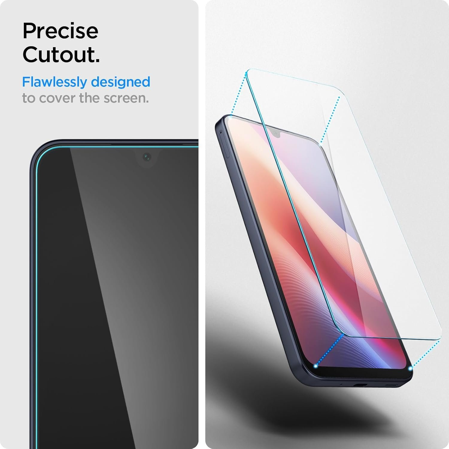 Tempered Glass Samsung Galaxy A16 Spigen GLAS.tR Slim Premium Αντιχαρακτικό Γυαλί Προστασίας Οθόνης 2 Τεμάχια - Clear (AGL08935)