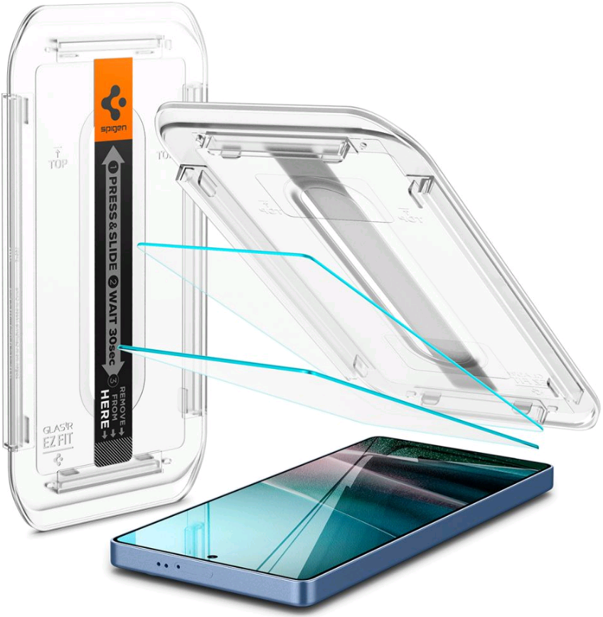 Tempered Glass Samsung Galaxy S25 Ultra Spigen GLAS.tR EZ Fit HD Αντιχαρακτικό Γυαλί Οθόνης 2 Τεμάχια - Clear (AGL09082)