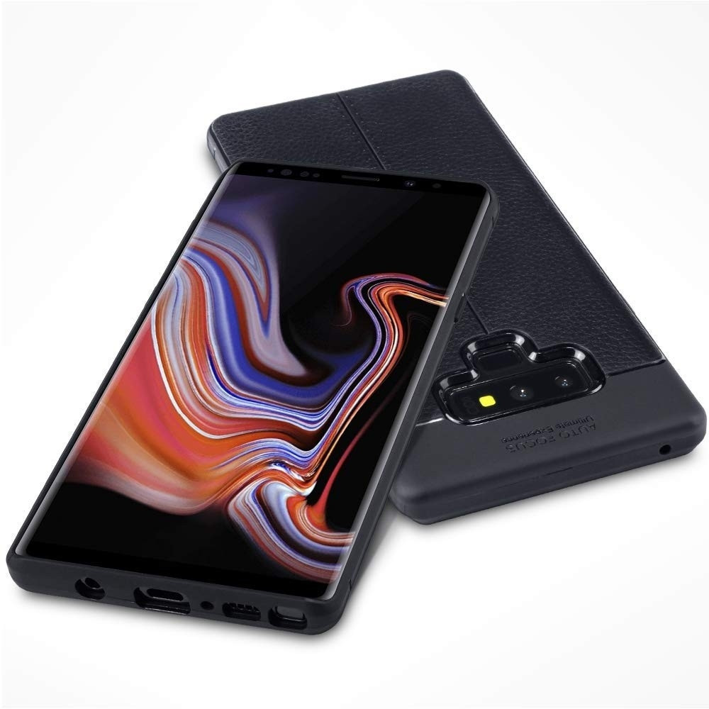 Terrapin Θήκη TPU Leather Design Samsung Galaxy Note 9 - Black (118-002-720) 