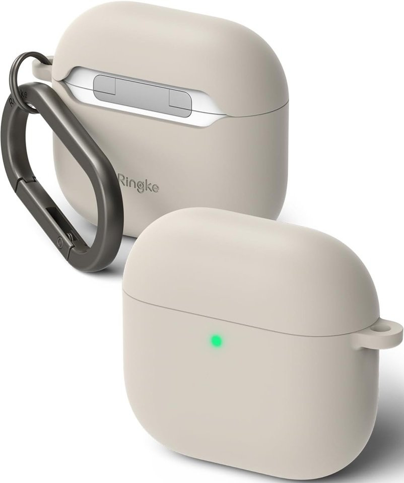 Θήκη AirPods 4th Gen Ringke Silicone Σκληρή - Stone (8800274964211)