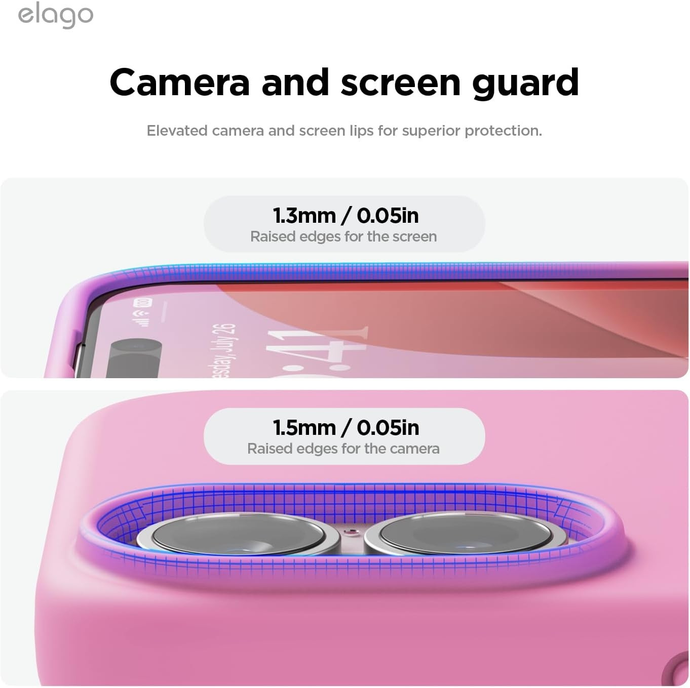 Θήκη Apple iPhone 16 - Elago Silicone Case Premium Σιλικόνης - Hot Pink (ES16SC61-HPK)