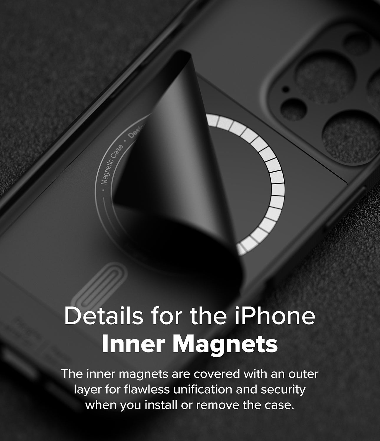 Θήκη Apple iPhone 16 Pro Max - Ringke Onyx Magnetic Σιλικόνης με MagSafe - Black (8809961789601)