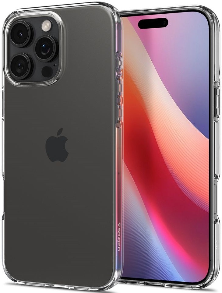 Θήκη Apple iPhone 16 Pro Max - Spigen Liquid Crystal Σιλικόνης - Crystal Clear (ACS07984)