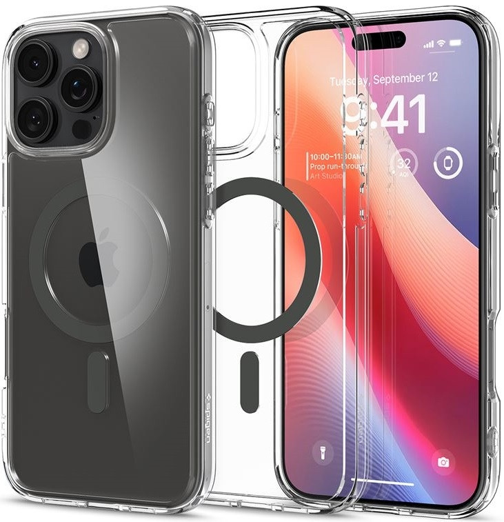 Θήκη Apple iPhone 16 Pro Max - Spigen Ultra Hybrid MagFit με MagSafe - Graphite (ACS07999)