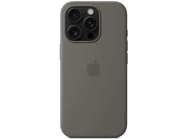 Θήκη Apple iPhone 16 Pro - Official Apple Silicone Case Σιλικόνης με MagSafe - Stone Gray (MYYL3ZM/A)