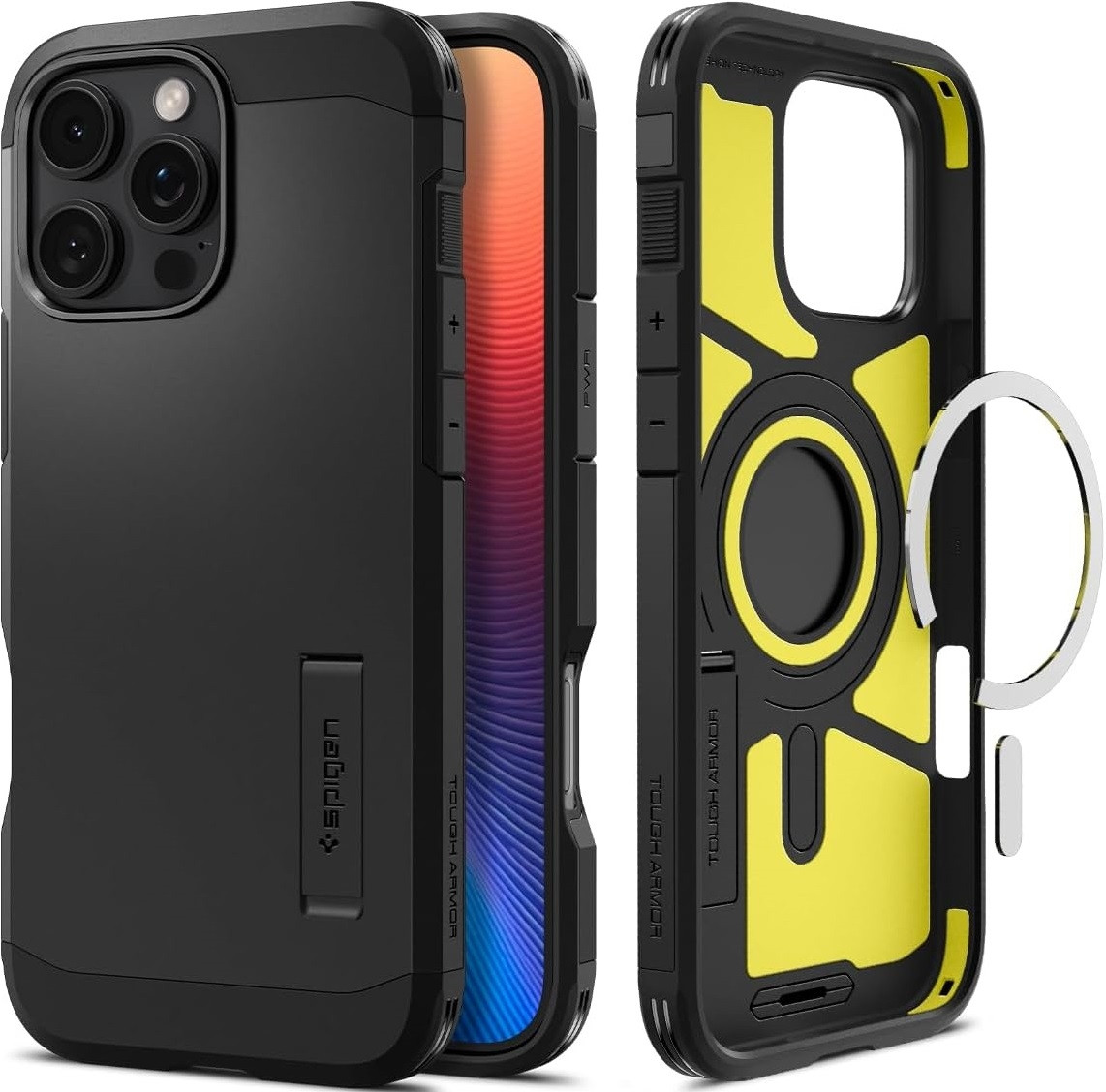 Θήκη Apple iPhone 16 Pro - Spigen Tough Armor AI MagFit Ανθεκτική με MagSafe - Black (ACS08146)