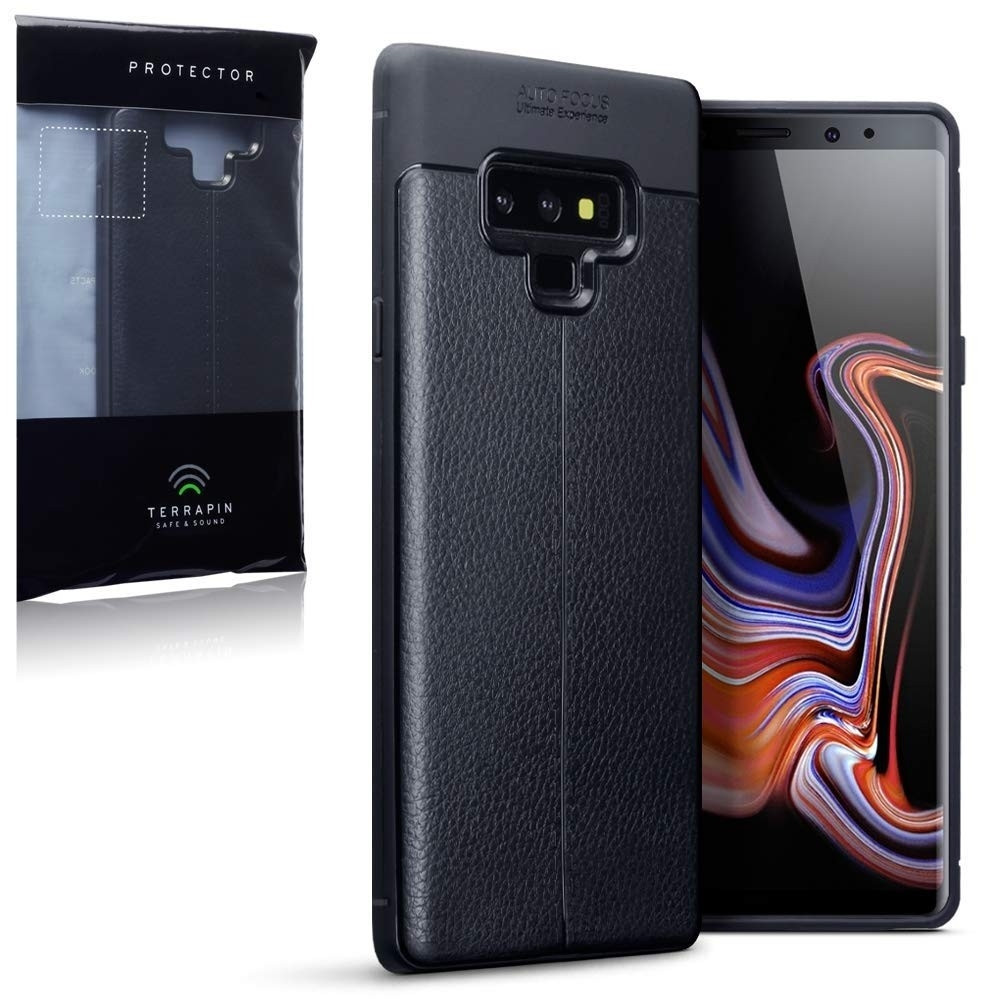 Terrapin Θήκη TPU Leather Design Samsung Galaxy Note 9 - Black (118-002-720) 