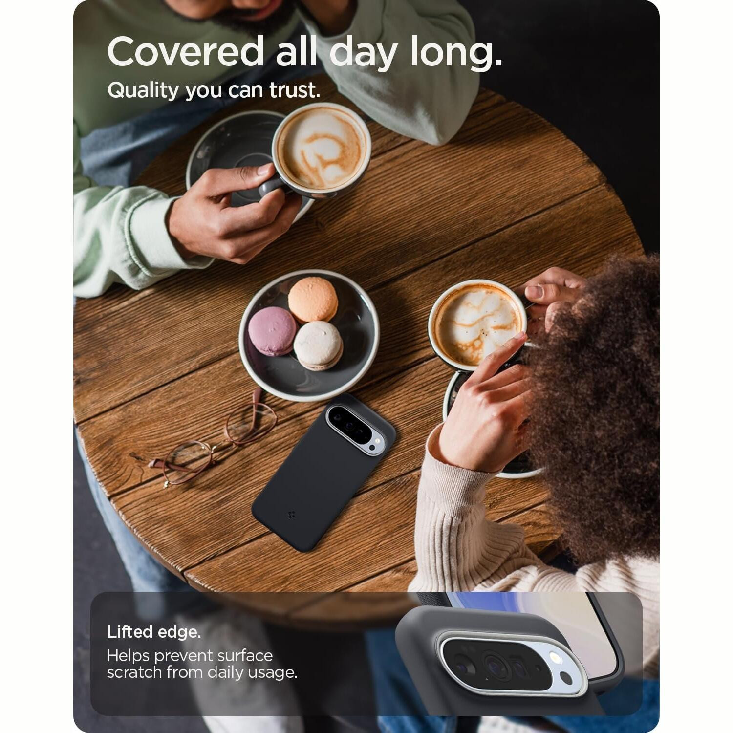 Θήκη Google Pixel 10 / 10 Pro Spigen Nano Pop MagFit Ανθεκτική Σιλικόνης με MagSafe Qi2 - Black Sesame (ACS09713)