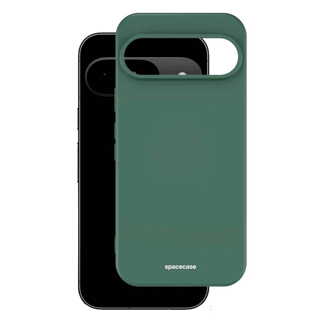 Θήκη Google Pixel 9 / 9 Pro - Spacecase Silicone Case Σιλικόνης - Dark Green (5905719111229)