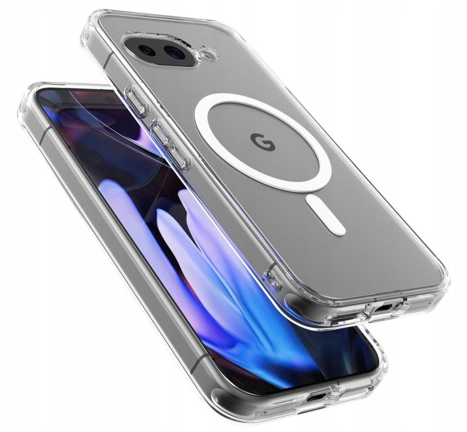 Θήκη Google Pixel 9a Spacecase Clear MagSafe Σκληρή Διάφανη με MagSafe - Transparent (5905719118839)