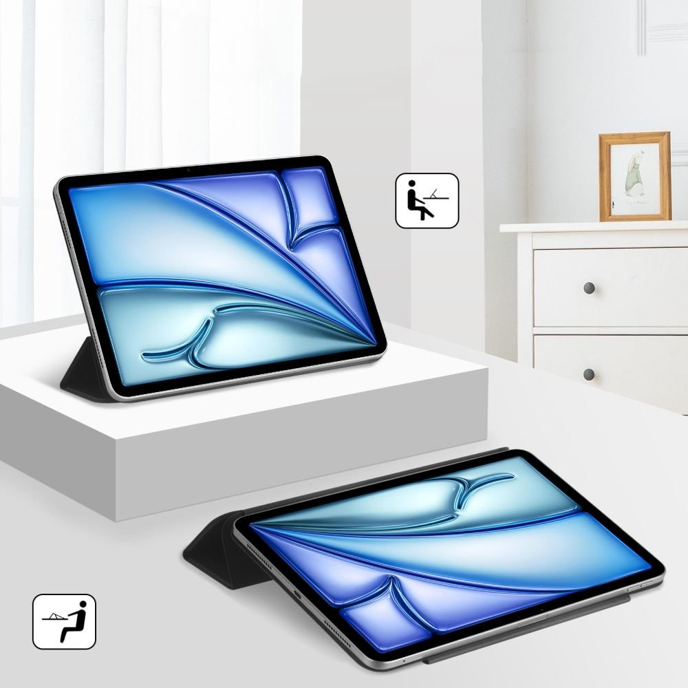 Θήκη iPad Air 7 2025 11" / Air 6 2024 11" / Air 5 2022 10.9" / Air 4 2020 10.9" Tech-Protect Smartcase Magnetic Μαγνητική - Black (5906302310760)