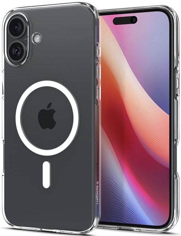 Θήκη iPhone 16 Plus Spigen Liquid Crystal MagFit Σιλικόνης με MagSafe - Crystal Clear (ACS08388)