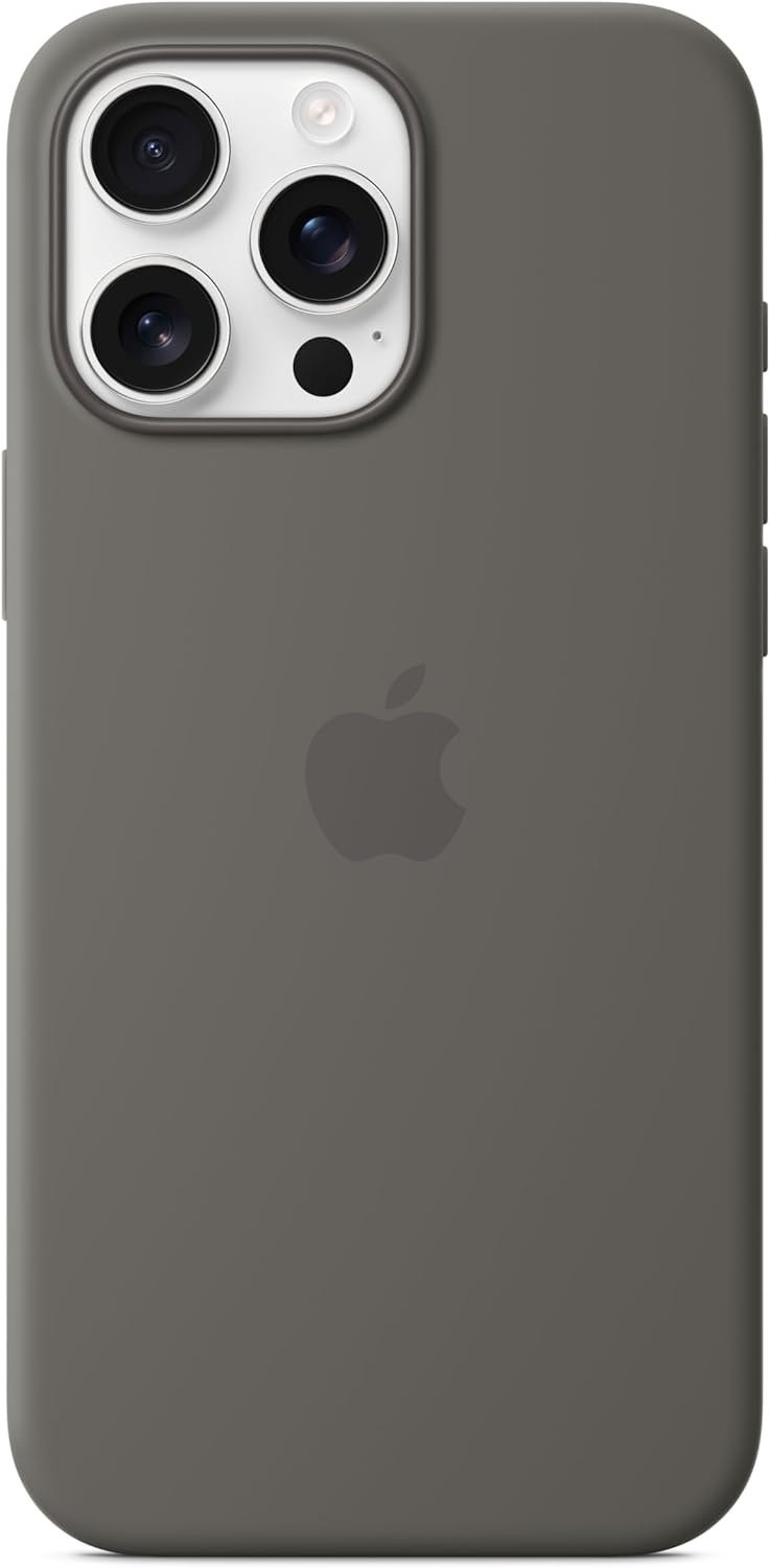 Θήκη iPhone 16 Pro Max Official Apple Silicone Case Σιλικόνης με MagSafe - Stone Gray (MYYV3ZM/A)