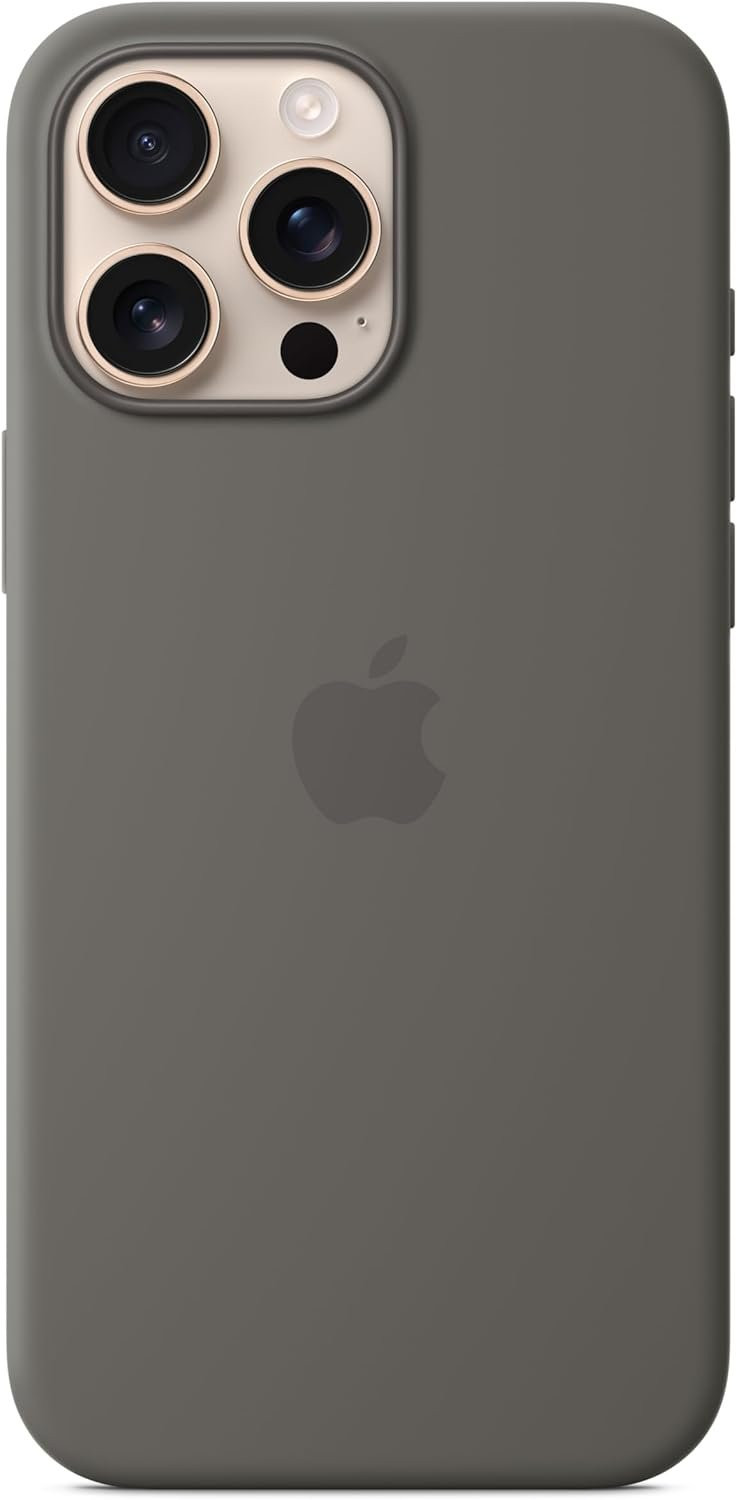 Θήκη iPhone 16 Pro Max Official Apple Silicone Case Σιλικόνης με MagSafe - Stone Gray (MYYV3ZM/A)