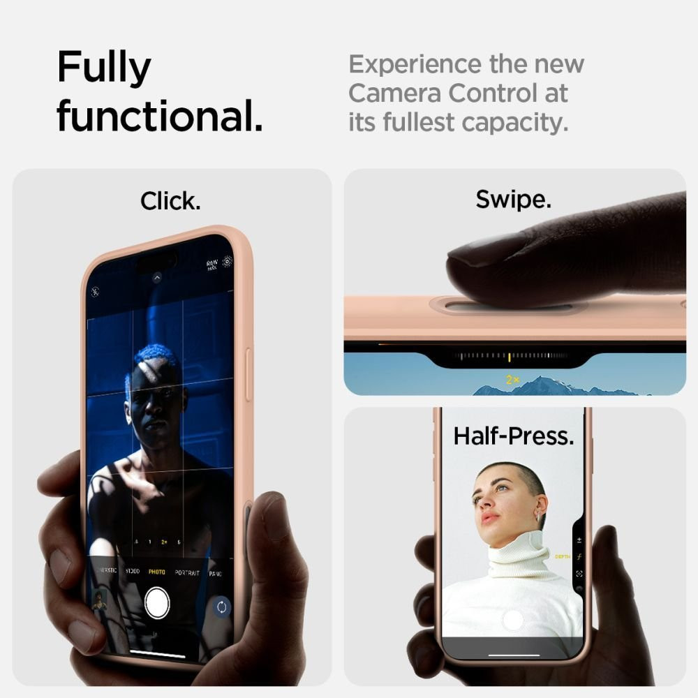 Θήκη iPhone 16 Pro Max Spigen Ultra Hybrid T MagFit με Κάλυμμα για Camera Control & MagSafe - Frost Rose Titanium (ACS09069)