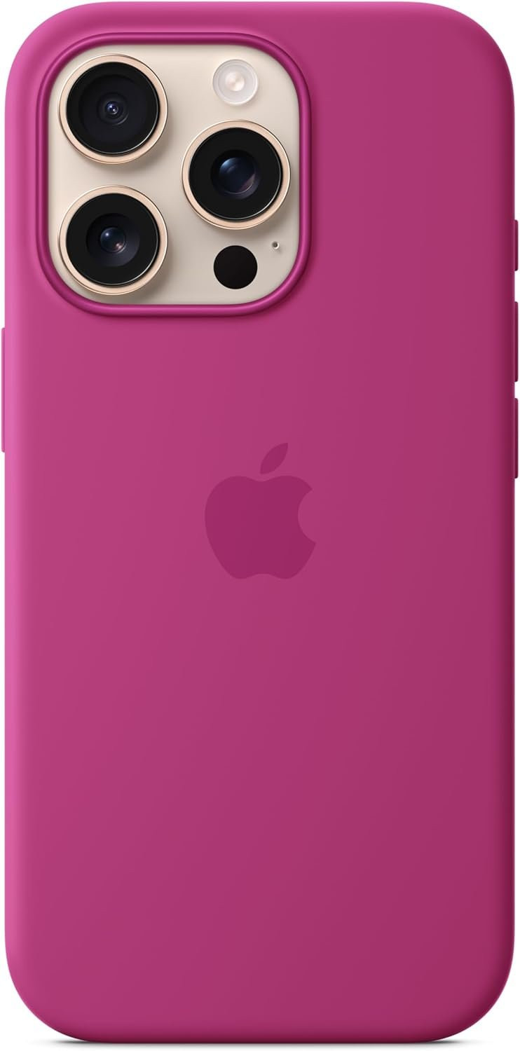 Θήκη iPhone 16 Pro Official Apple Silicone Case Σιλικόνης με MagSafe - Fuchsia (MYYN3ZM/A)