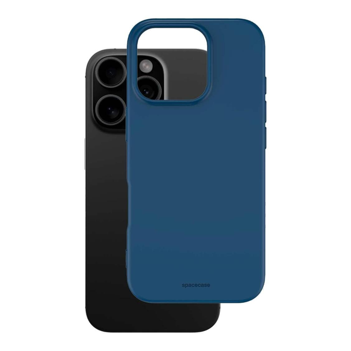 Θήκη iPhone 16 Pro Spacecase Silicone Case Σιλικόνης - Blue (5905719111557)