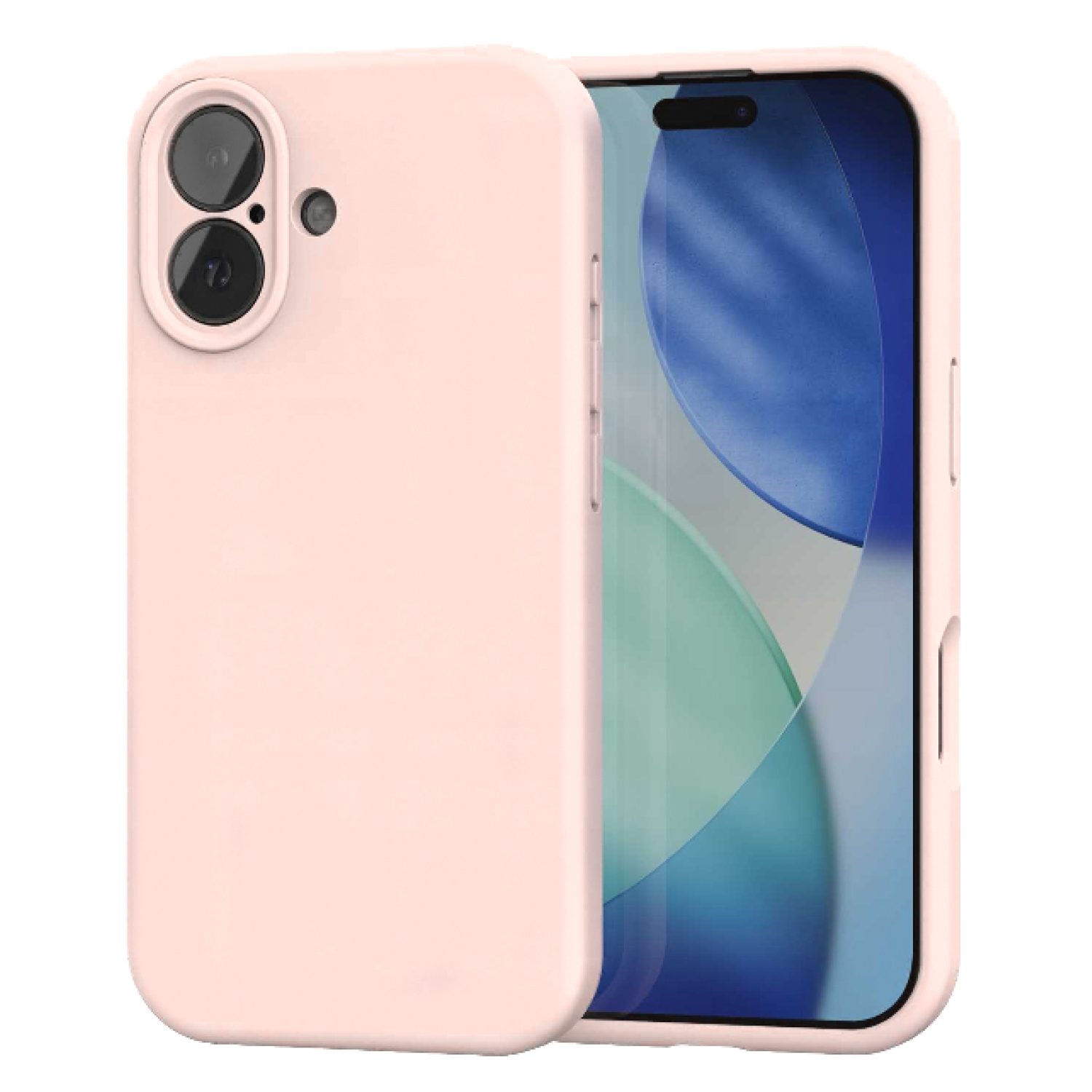 Θήκη iPhone 16 Spacecase Silicone Mag Case Σιλικόνης με MagSafe - Baby Pink (5905719137960)