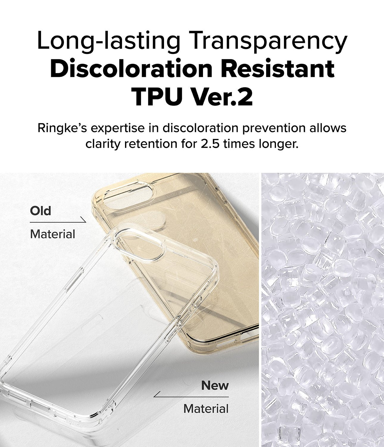Θήκη iPhone 16e Ringke Fusion Σκληρή με TPU Bumper - Clear (8800293852544)