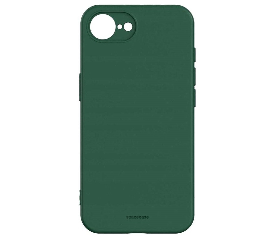 Θήκη iPhone 16e Spacecase Silicone Case Σιλικόνης - Dark Green (5905719117894)