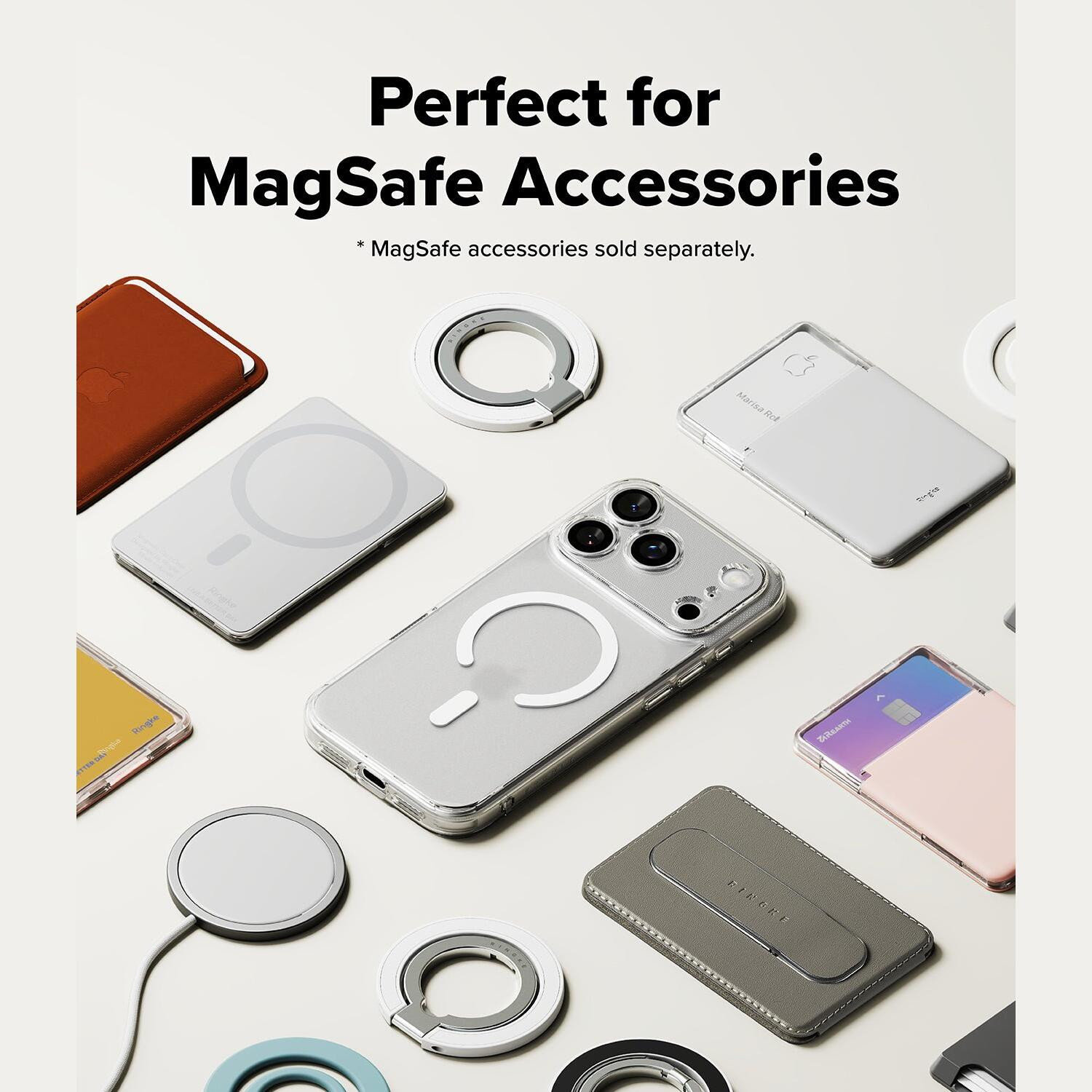 Θήκη iPhone 17 Pro Max Ringke Fusion Magnetic Ανθεκτική με MagSafe - Matte Clear (8800328810075)