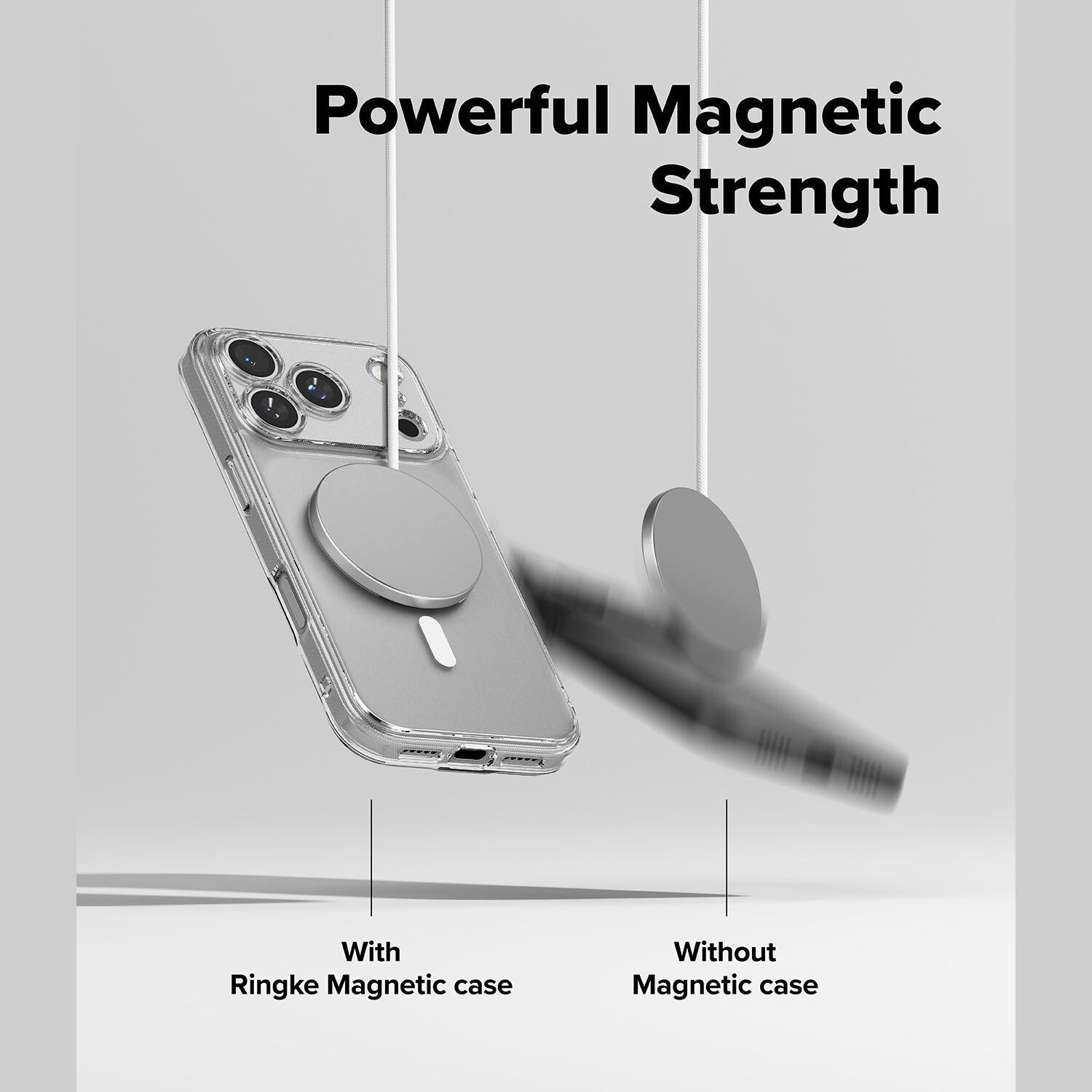 Θήκη iPhone 17 Pro Max Ringke Fusion Magnetic Ανθεκτική με MagSafe - Matte Clear (8800328810075)