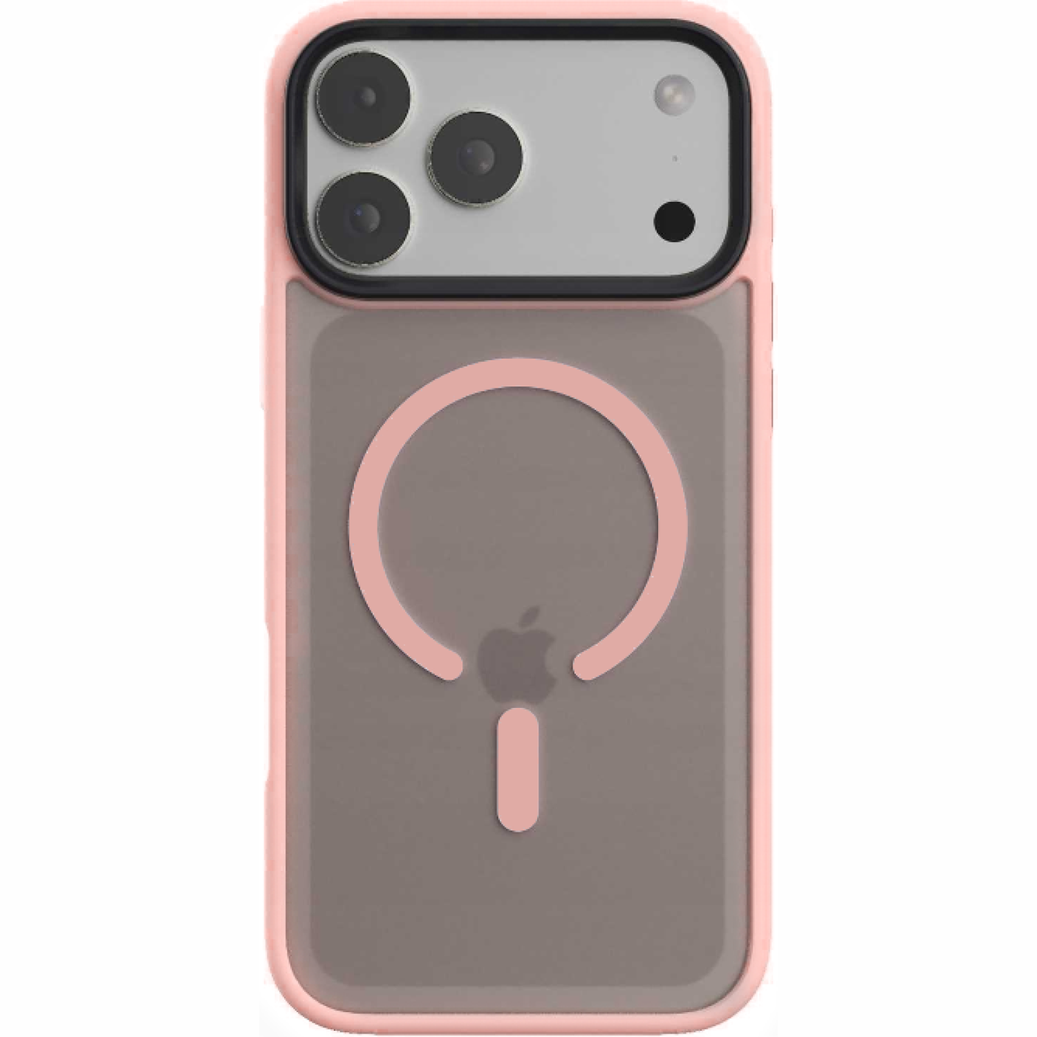 Θήκη iPhone 17 Pro Max Spacecase Fusion Mag Ημιδιάφανη Σκληρή με MagSafe - Pink (5905719138158)