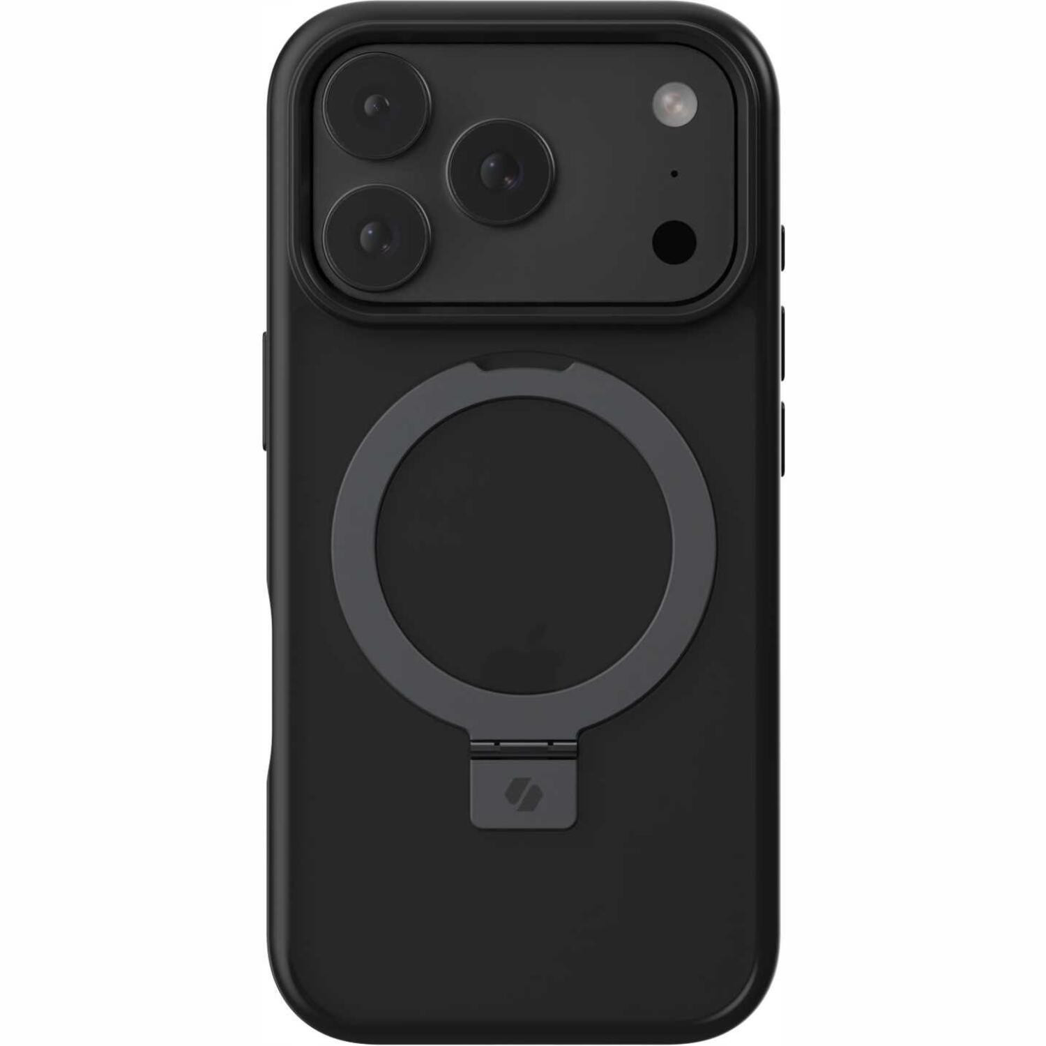 Θήκη iPhone 17 Pro Max Spacecase Ring Pro Mag Σκληρή με MagSafe & KickStand - Black (5905719130954)
