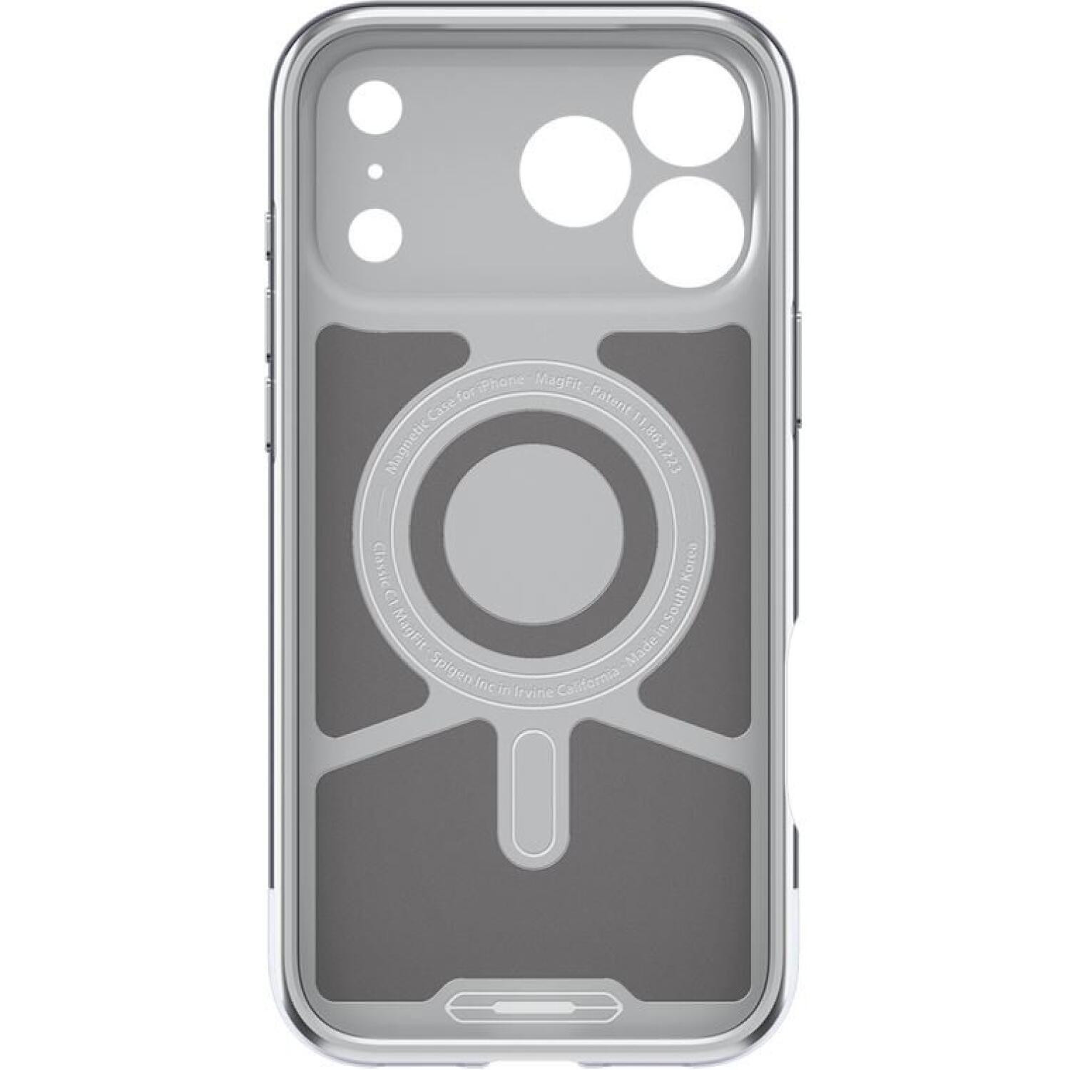 Θήκη iPhone 17 Pro Max Spigen Classic C1 MagFit Ανθεκτική Σκληρή με MagSafe - Graphite (ACS10293)
