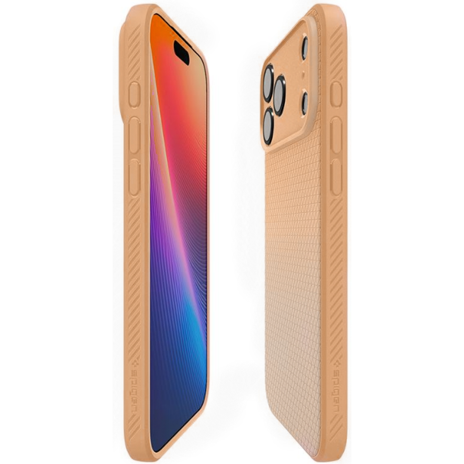 Θήκη iPhone 17 Pro Max Spigen Liquid Air Ανθεκτική Σιλικόνης - Rose Titanium (ACS10269)