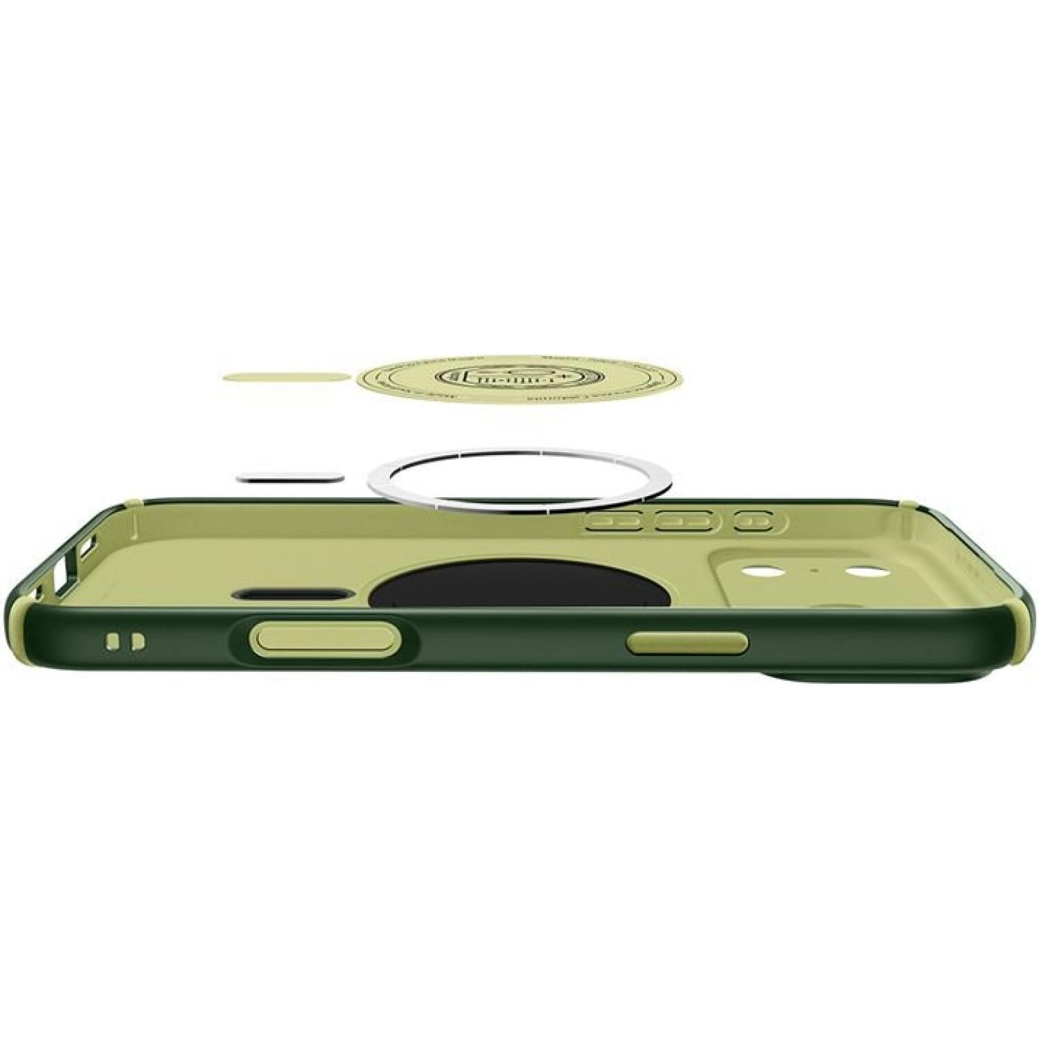 Θήκη iPhone 17 Pro Max Spigen Nano Pop Hybrid MagFit Ανθεκτική Σκληρή με MagSafe - Avo Green (ACS11148)