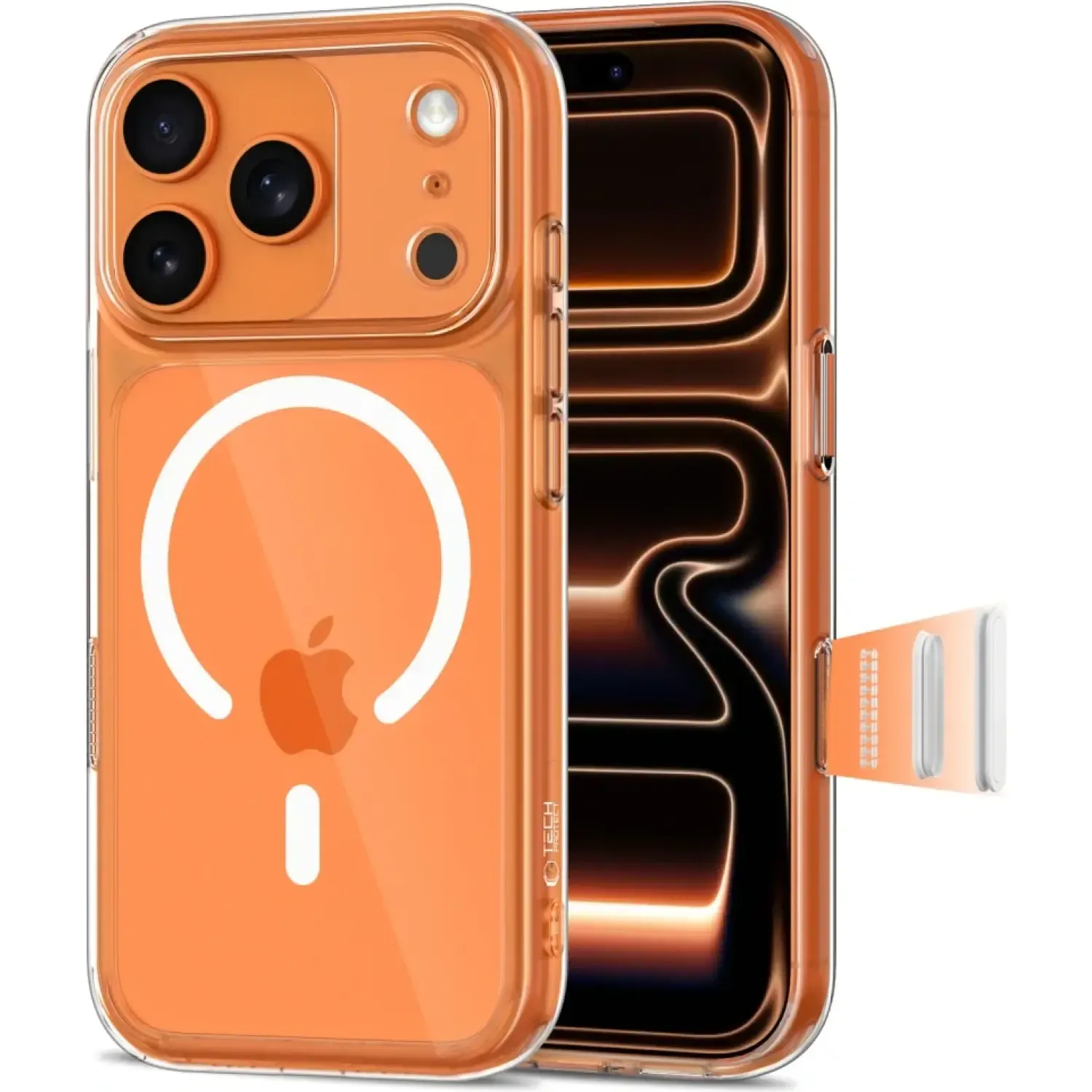 Θήκη iPhone 17 Pro Max Tech-Protect MagPeak CC Σκληρή Διάφανη με MagSafe & Πλαίσιο Κάμερας - Clear (5906302333592)
