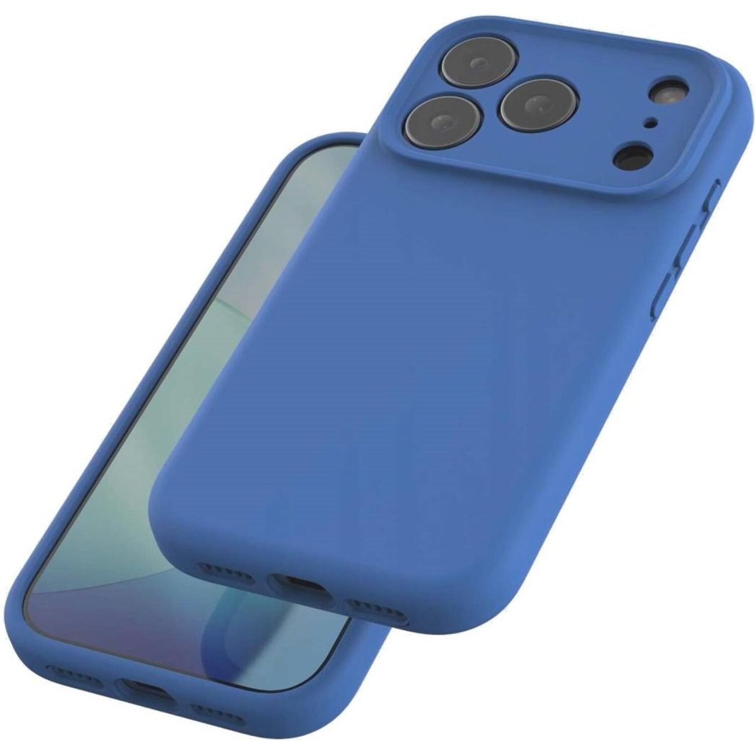 Θήκη iPhone 17 Pro Spacecase Silicone Mag Case Σιλικόνης με MagSafe - Blue (5905719132163)