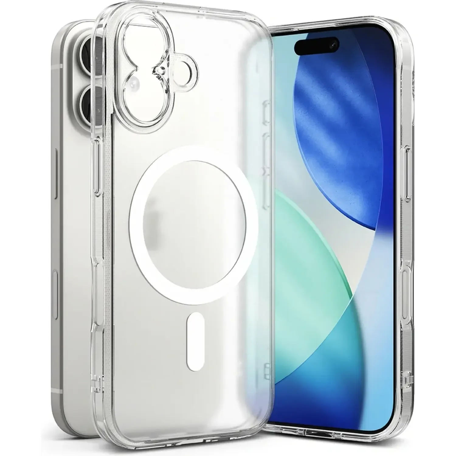 Θήκη iPhone 17 Ringke Fusion Magnetic Ανθεκτική με MagSafe - Matte Clear (8800328811515)
