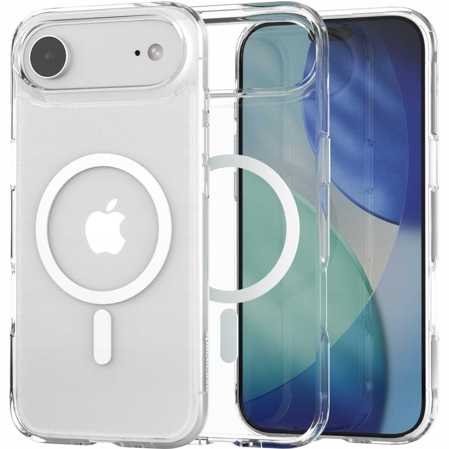 Θήκη iPhone 17 Air Spacecase Clear MagSafe Σκληρή Διάφανη με MagSafe - White (5905719130985)
