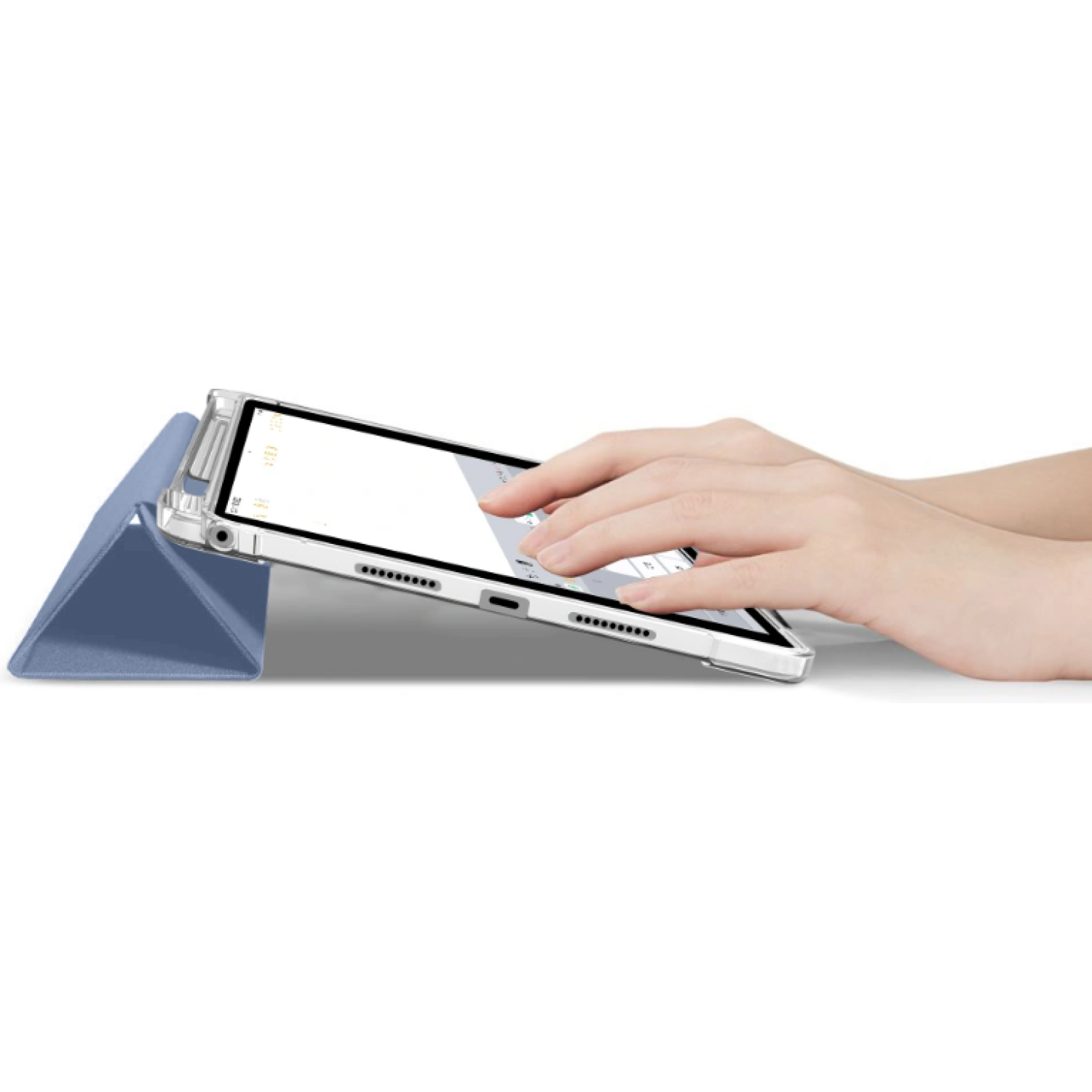 Θήκη Lenovo Idea Tab / K11 Gen 2 11" TB-336 Tech-Protect SC Pen Hybrid Flip με Υποδοχή για Γραφίδα - Baby Blue (5906302352333)