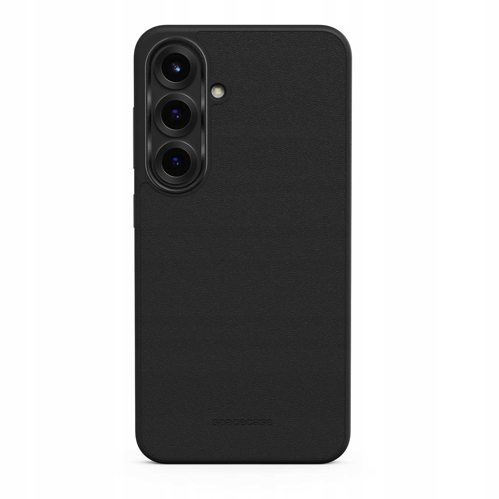 Θήκη Samsung Galaxy S25 Spacecase Classy Mag Σκληρή από Οικολογικό Δέρμα με MagSafe - Black (5905719118259)
