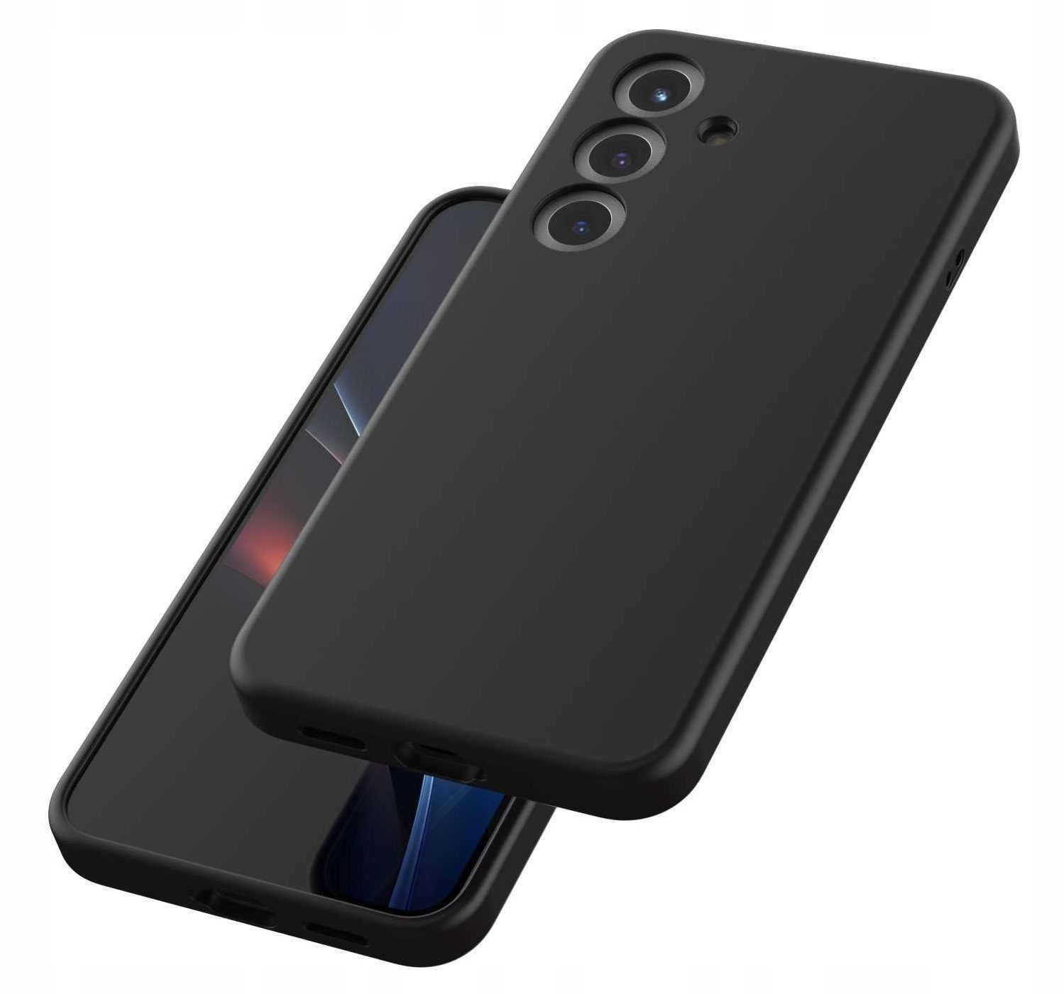 Θήκη Samsung Galaxy S25 Spacecase Silicone Magnetic Case Σιλικόνης με MagSafe - Black (5905719114152)