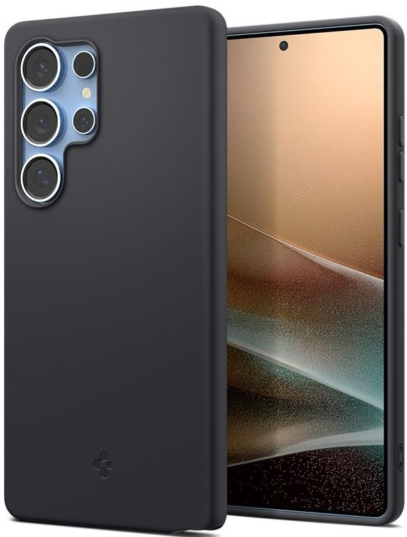 Θήκη Samsung Galaxy S25 Ultra Spigen Silicone Fit MagFit Σιλικόνης με MagSafe - Black (ACS09017)
