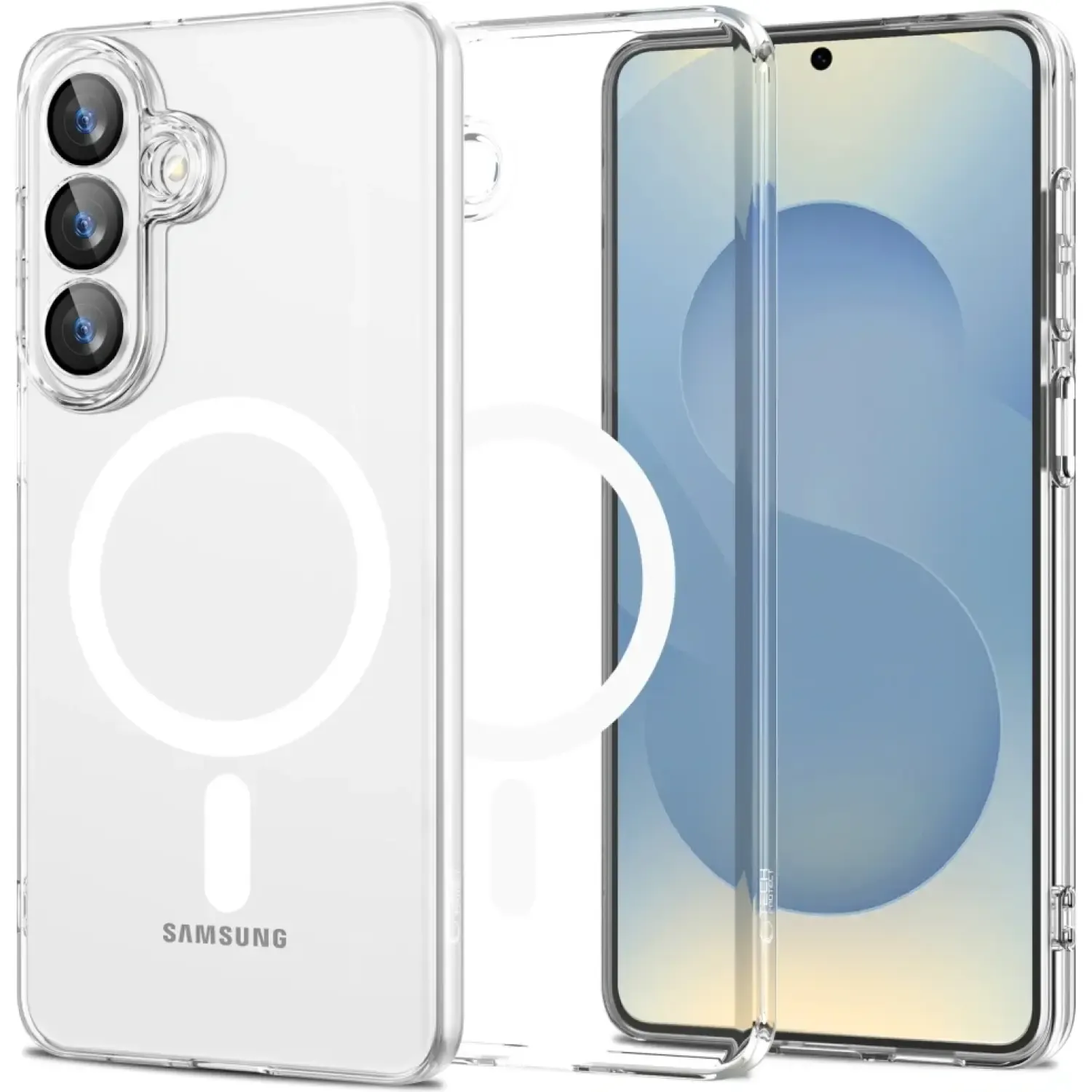 Θήκη Samsung Galaxy S26 Tech-Protect FlexAir Διάφανη Σιλικόνης με MagSafe - Clear (5906302353248)