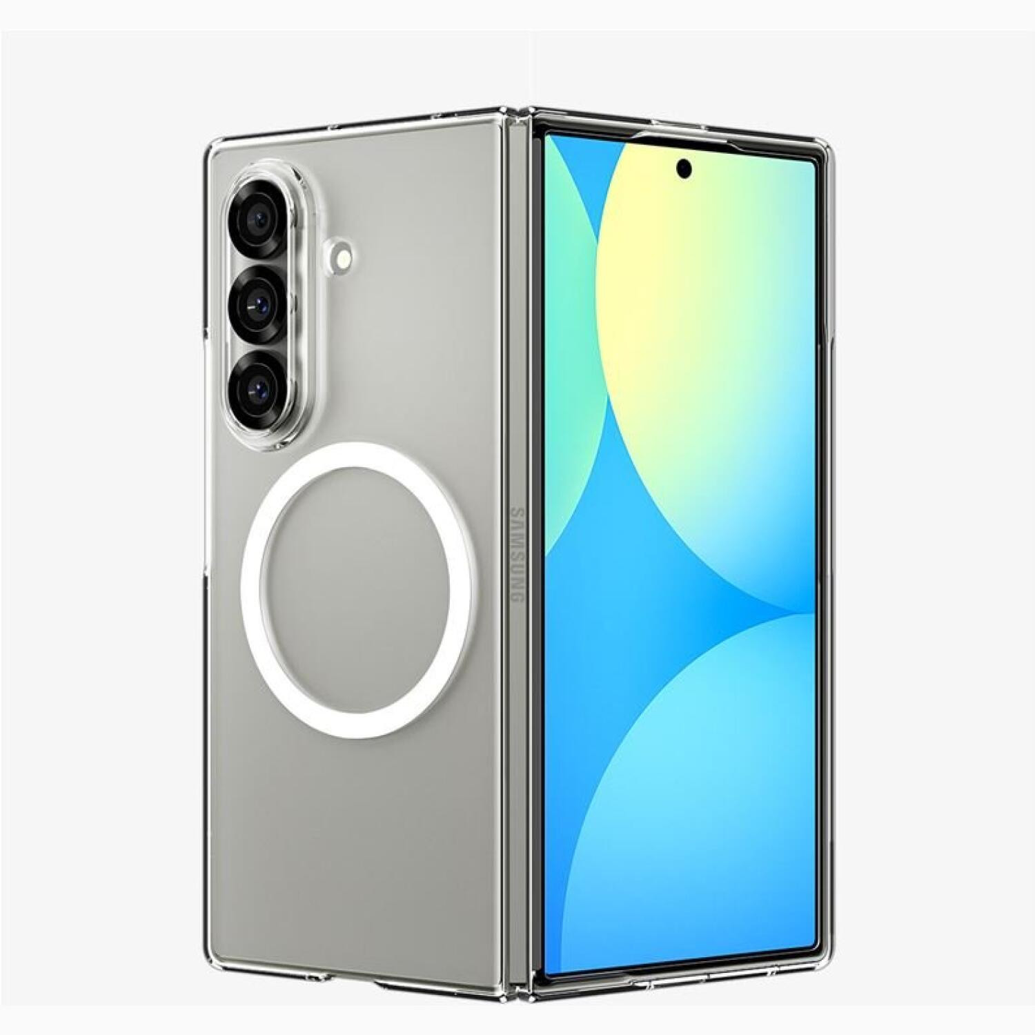 Θήκη Samsung Galaxy Z Fold7 Spigen Air Skin MagFit Σκληρή με MagSafe - Clear / White (ACS09545)