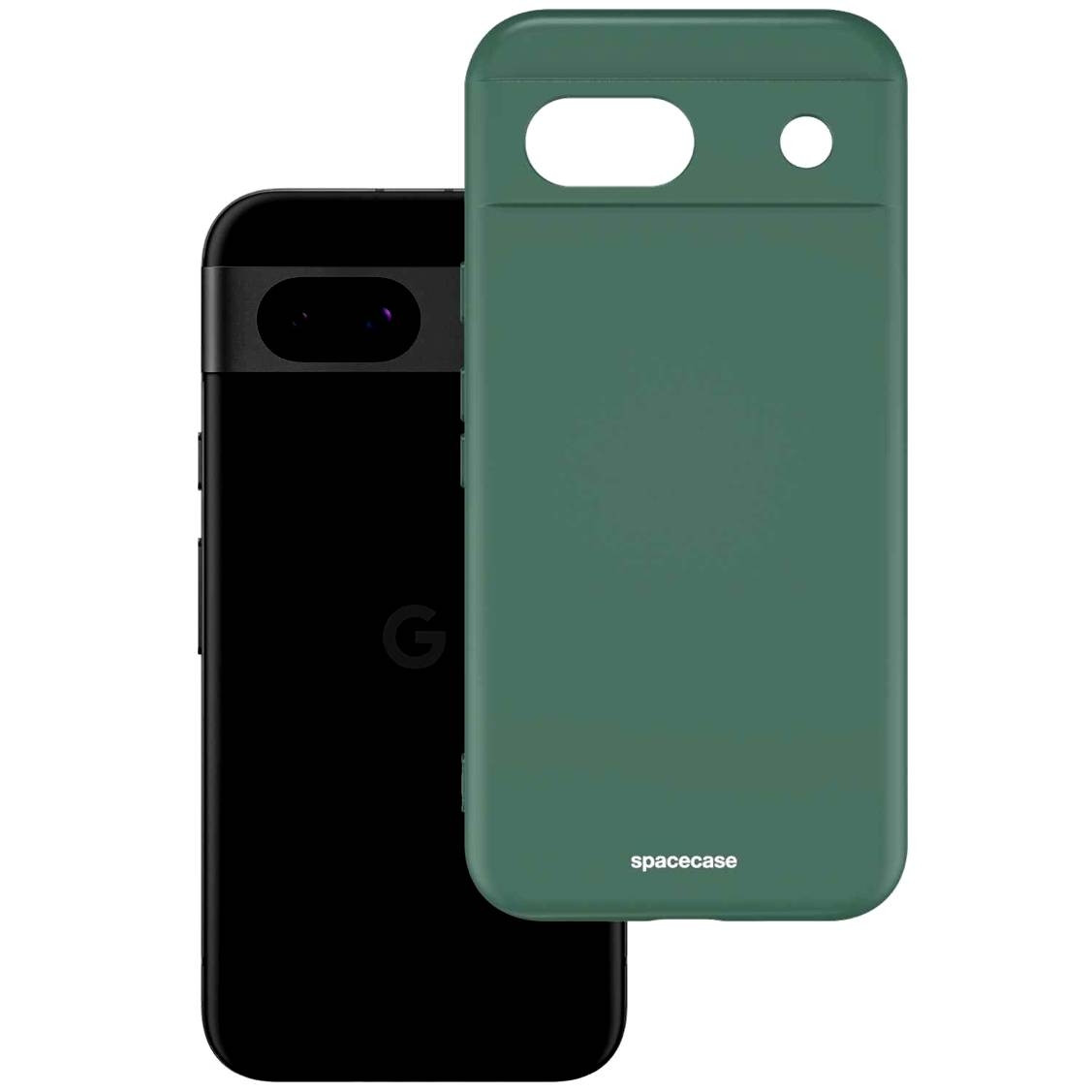 Θήκη Σιλικόνης - Google Pixel 8a - Spacecase Silicone Case - Dark Green (5905719109851)
