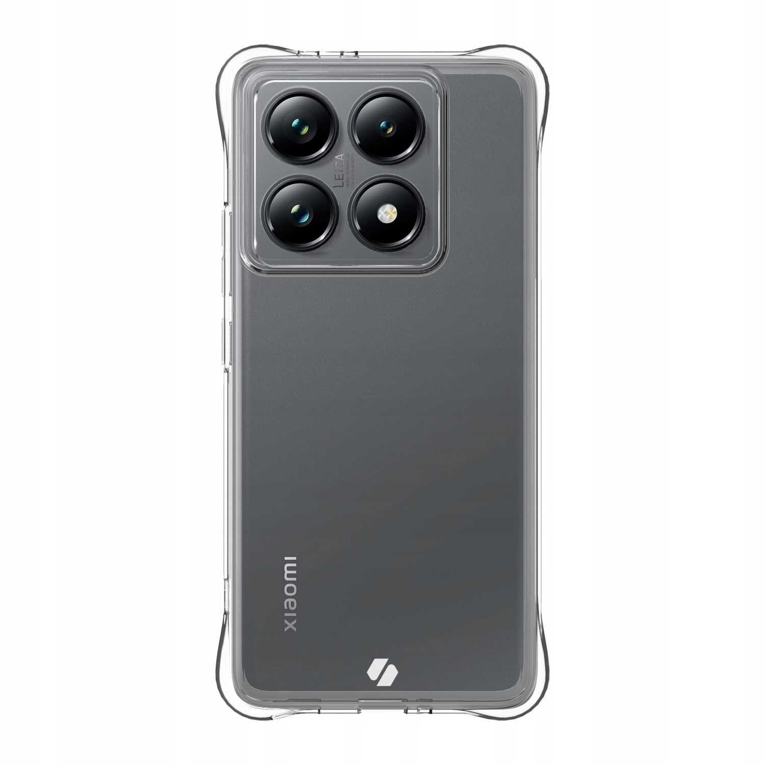 Θήκη Xiaomi 14T Pro Spacecase Anti-Shock Διάφανη Σιλικόνης 1mm - Clear (5905719112998)