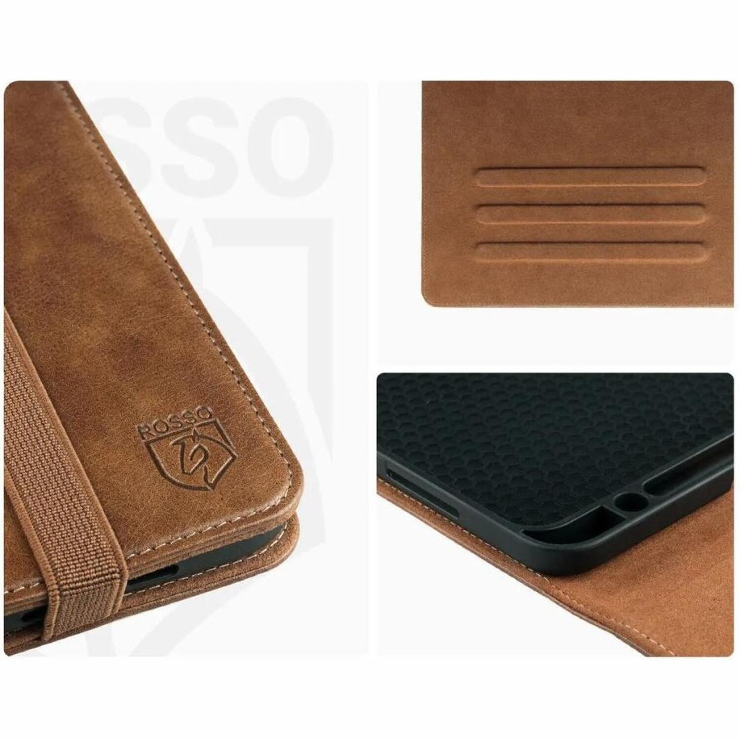 Θήκη Xiaomi Pad 6S Pro 12.4" Rosso Element PU με Υποδοχή για Γραφίδα - Brown (8719246474545) 