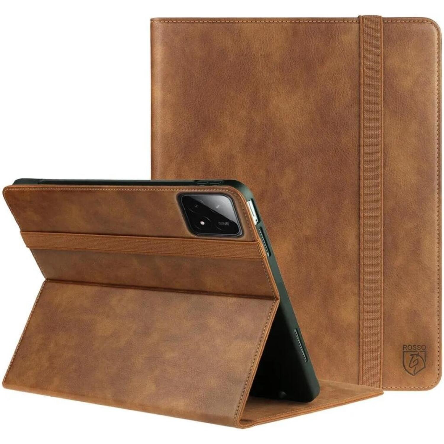 Θήκη Xiaomi Pad 6S Pro 12.4" Rosso Element PU με Υποδοχή για Γραφίδα - Brown (8719246474545) 