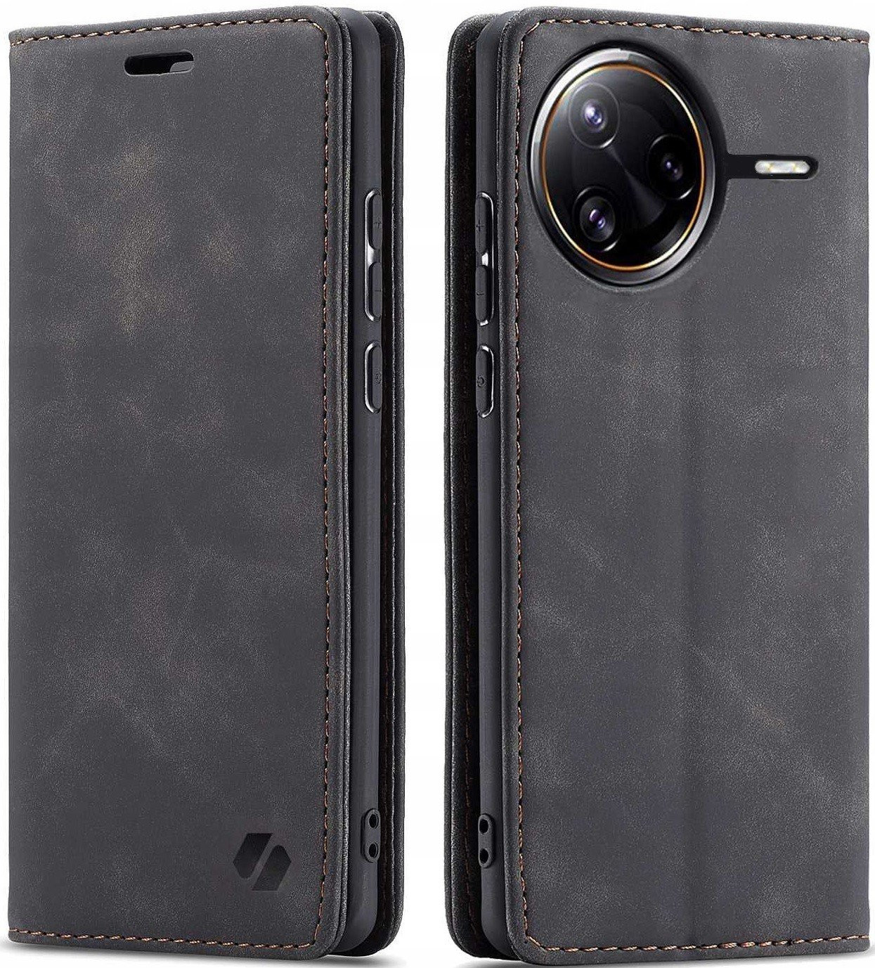 Θήκη Xiaomi Poco F7 Ultra Spacecase Wallet Πορτοφόλι - Black (5905719119232)