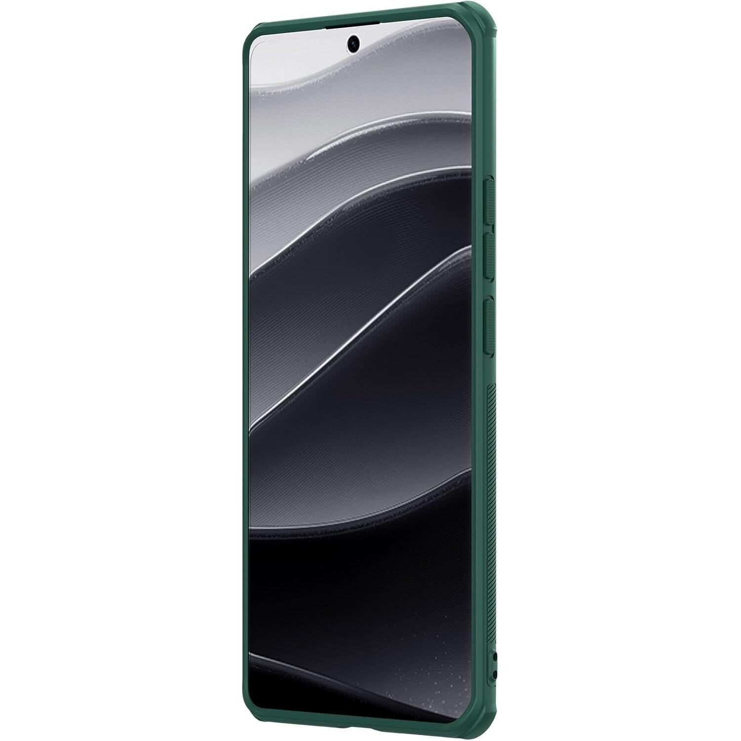 Θήκη Xiaomi Redmi Note 14 Pro 5G / Poco X7 Nillkin Super Frosted Shield Pro Σκληρή Ανθεκτική - Green (6902048288621)